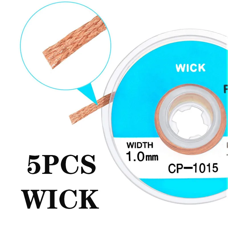 Оплетка для удаления припоя 1 5 мм 2 3 м шт. | Сварочные прутки