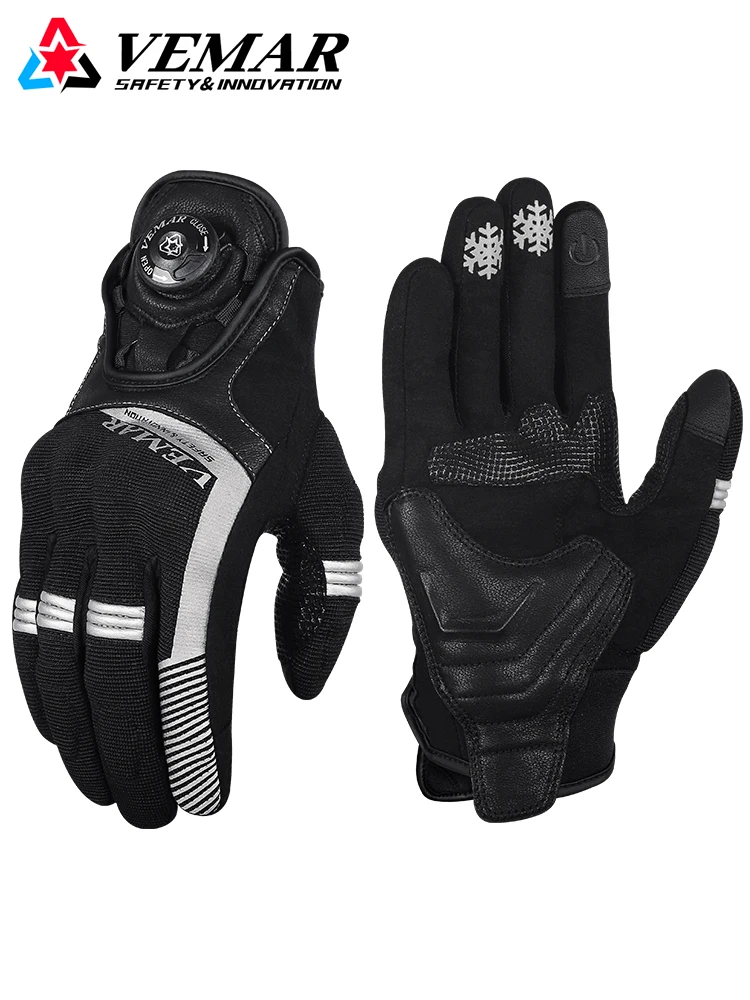 

Для езды на мотоцикле, Перчатки может сенсорный экран и кнопки для вращения для регулировки герметичности мотоциклист гоночный дышащие пер...