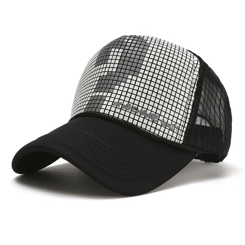 Спортивная Кепка модная бейсболка с блестками Женская дышащая летняя спортивная