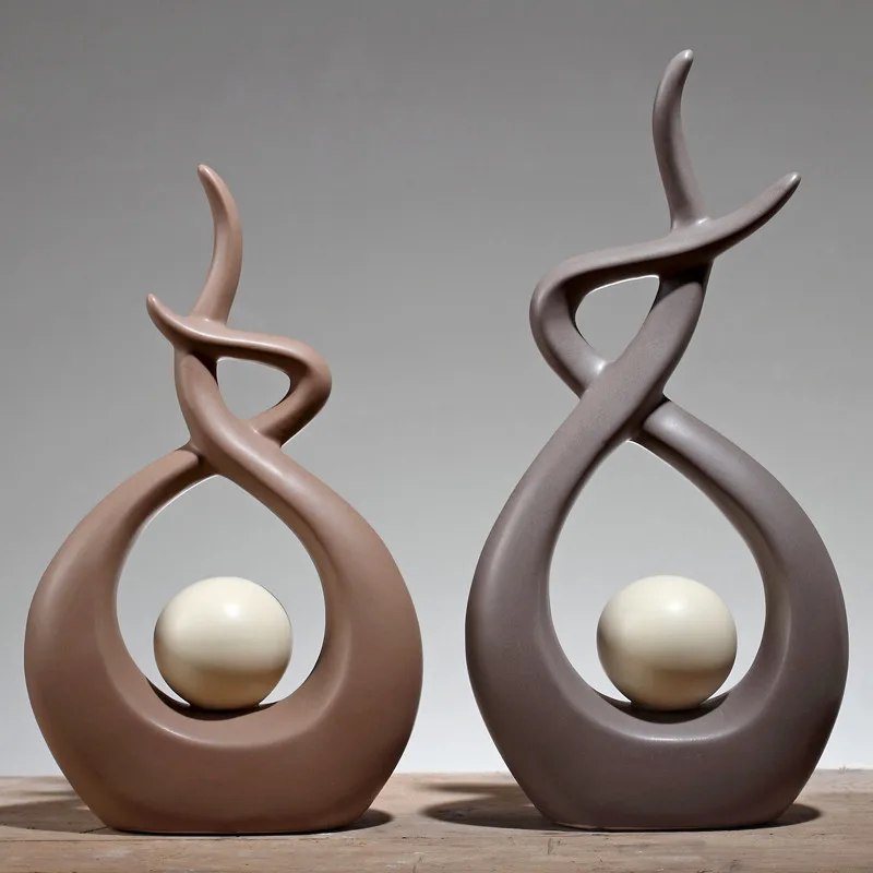 Современный минималистичный керамический абстрактный маленький фигурки