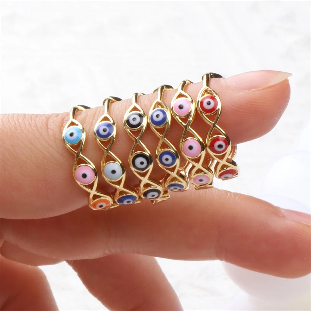 

1 пара цветные серьги-кольца от сглаза для женщин модные ювелирные изделия высококачественные Медные покрытые пирсинг хряща уха круглые серьги