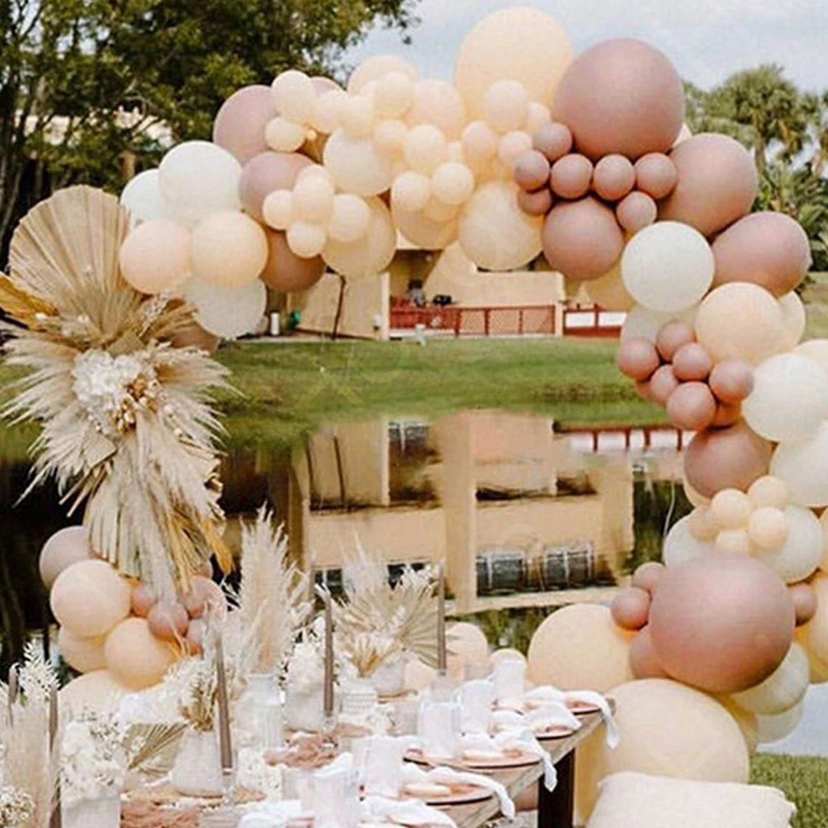 

Macaron Peach Pink Balloon Garland Arch Kit Wedding Birthday Party Decoration Kids Globos Rose Gold Confetti Latex Ballon