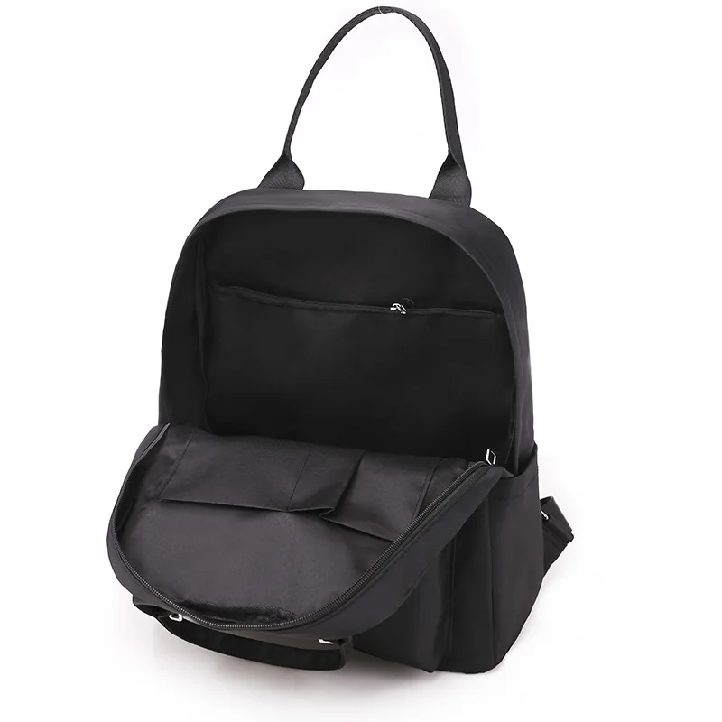 

Chinoiserie Woman Backpack 2020 Waterproof Nylon Embroidery Handle Multi-pocket Travel Backpack Women Bags Sac A Dos School Bags