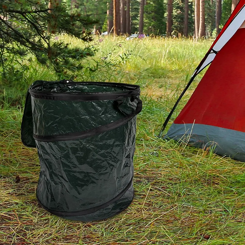 

Складное садовое ведро, отличное качество изготовления, садовые аксессуары, садовый мешок, корзина с листом, мусорная корзина с пружиной