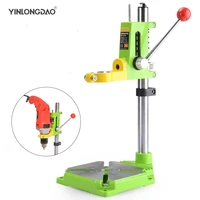 yld hand electric power drill press stand iron base bg 6116 high precision 90 rotating multifunction adjustable electric drill