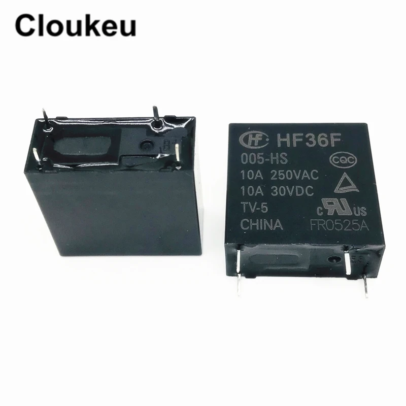 Relay DIP4 JZC-36F HF36F- 005 012 024 -HS 5V 12V 24V 10A | Обустройство дома