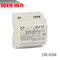 dr 60 12 transformer 12 volt 5 amp industrial din rail power supply 220v ac to 12v dc power supply