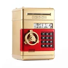 Электронная Копилка-Банкомат с паролем, сейф для сохранения купюр, монет, детей, подарок на Рождество