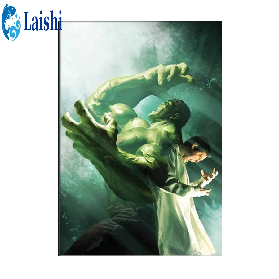 

Полная квадратная/круглая зеленая гигантская Алмазная вышивка, алмазная живопись, вышивка крестиком, картина, мозаика, алмазная живопись