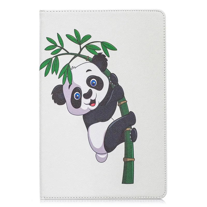 panda tree Умный чехол из искусственной кожи с принтом для samsung Tab A 10,1 чехол для планшета Funda для Galaxy Tab A 10,1 SM-T510 SM-T515+ ручка - Цвет: panda tree