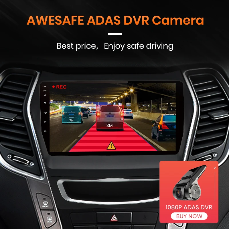 AWESAFE PX9 для Hyundai Santa Fe 3 2013 2014 2015 2016 автомобильный Радио мультимедийный видео плеер