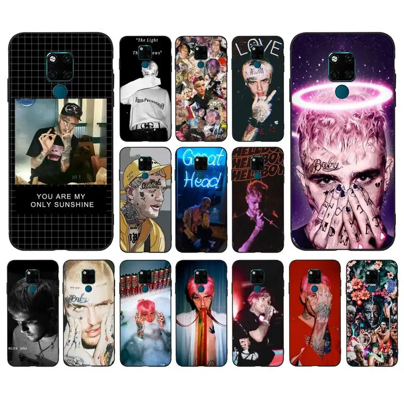 Милые Чехлы Lil Peep Bo чехол для телефона huawei mate 10 20 lite pro X Honor play Y6 5 7 9 prime 2019|Бамперы| |