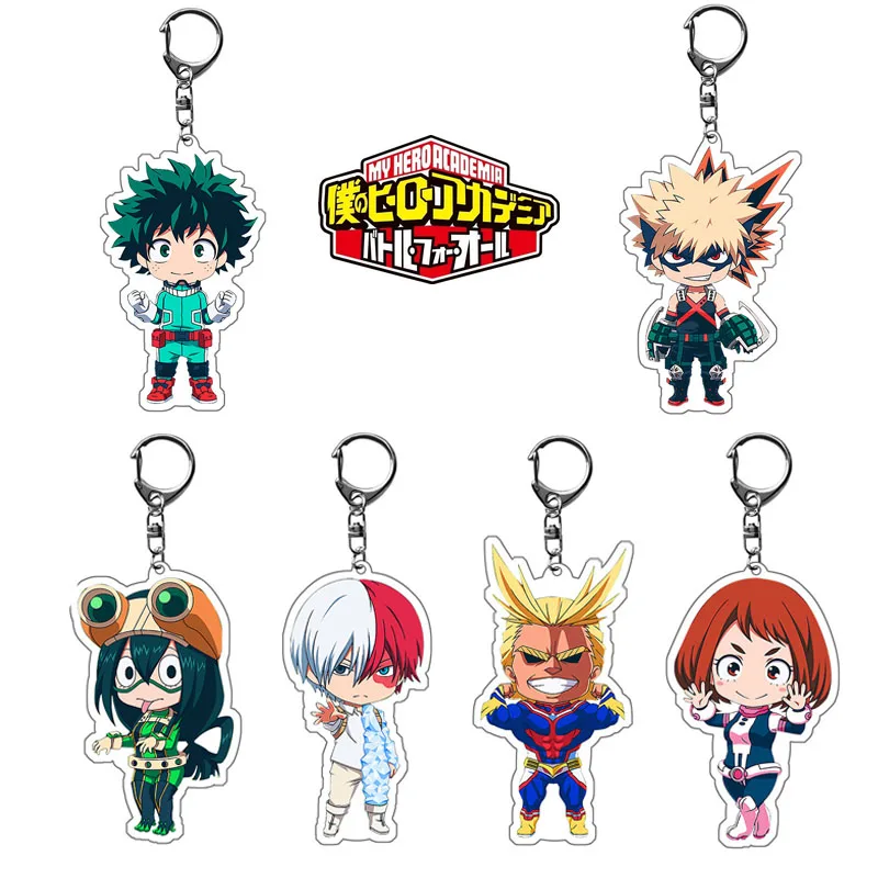 Аниме Мой герой Академия брелок Boku No Hero Bakugou Dabi Todoroki Shouto Милая подвеска ювелирные