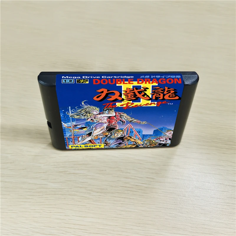 Двойной дракон II 2 16 бит MD игровой Картридж для MegaDrive Genesis консоли|game cartridge bits|cartridge