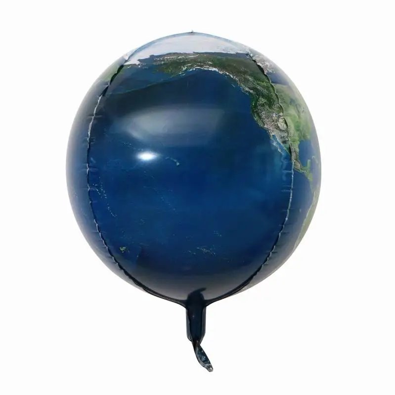22 inch 4D Round Space Earth Dawn Starry Sky Aluminum Foil Balloon Wedding Decoration Birthday Party Helium Ballon Supplies