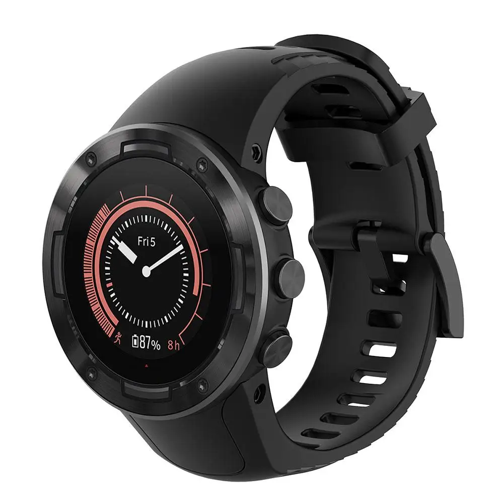 Мягкие силиконовые наручные часы ремешок Замена для SUUNTO D5 компьютер дайвинга