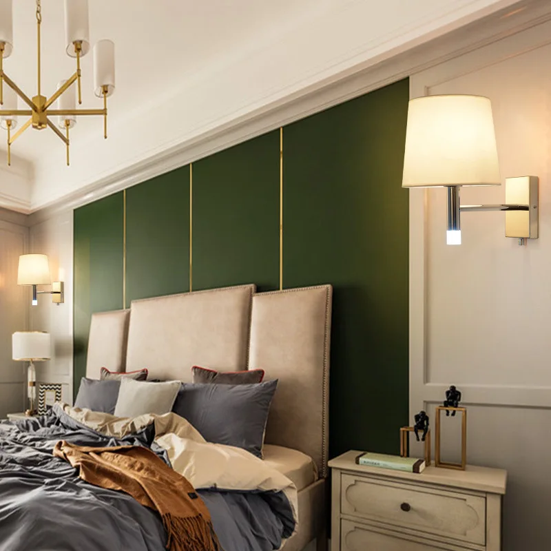 Постмодерн Хрустальный настенный светильник золотистый s AC110V 220V модный