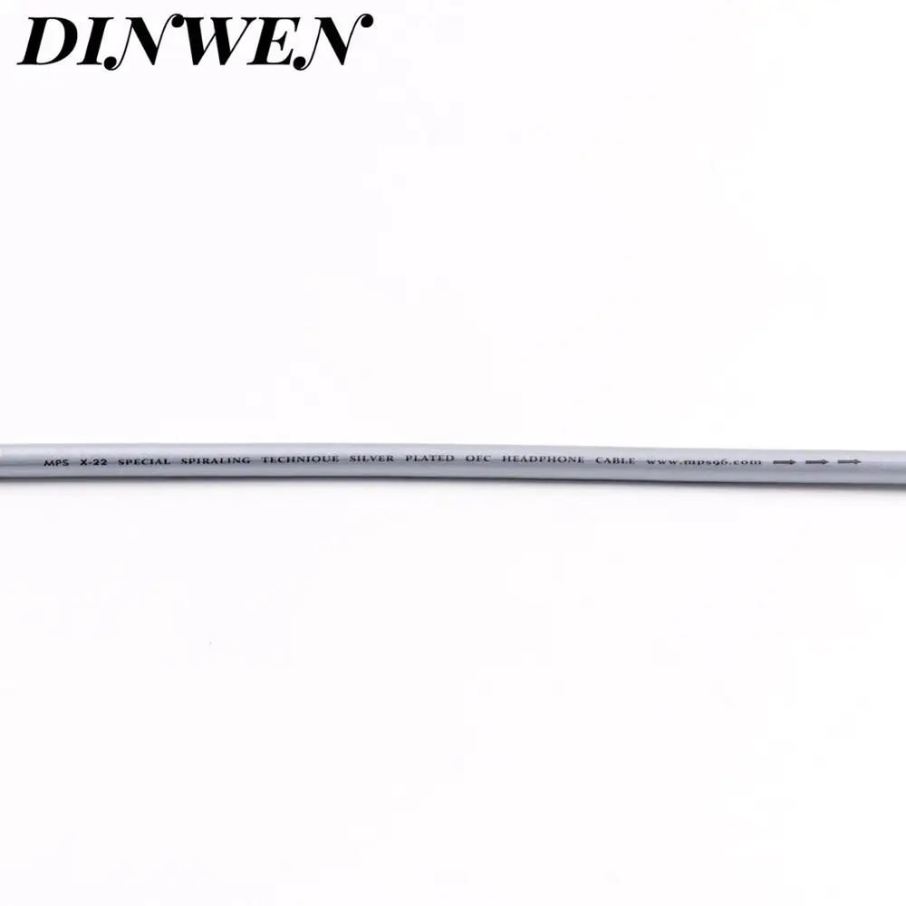 

MPS X-22 Eagle HiFi Cable 99.9997% OFC+ Silver Plated 24K Gold Plated Plug 3.5mm AUX male to male audio car Headphone Speaker