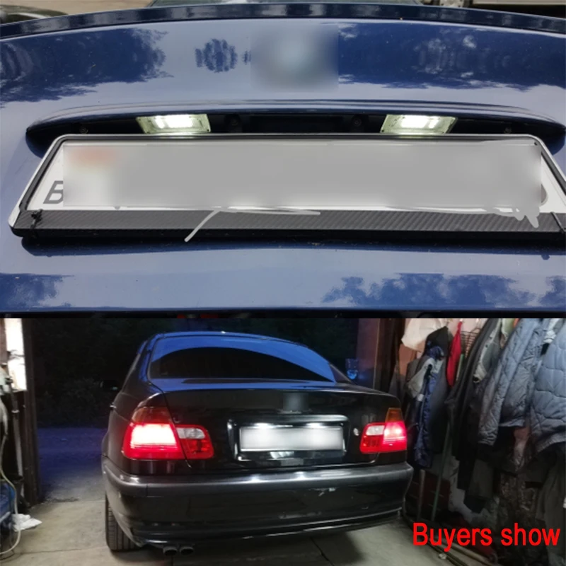 PMFC 12V лампа для подсветки номерного знака Комплект из 2 предметов белая 3528 Led