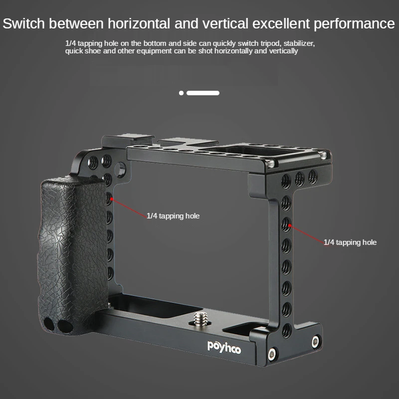 

Подходит для Sigma FP SLR Camera Rabbit Cage Micro Single Vertical Video stabilizer Metal Camera Rabbit Cage