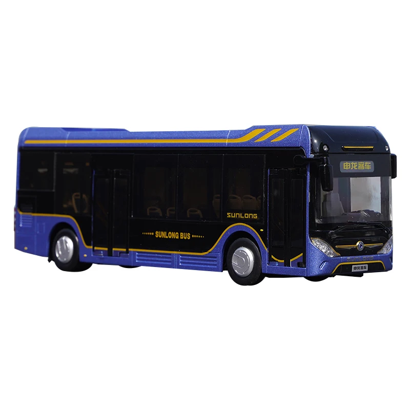 

Модель Shenlong SLK6101 в масштабе 1:42, чистый электрический автобус, литый под давлением и игрушечный сплав, коллекция автомобиля, сувенирные украш...