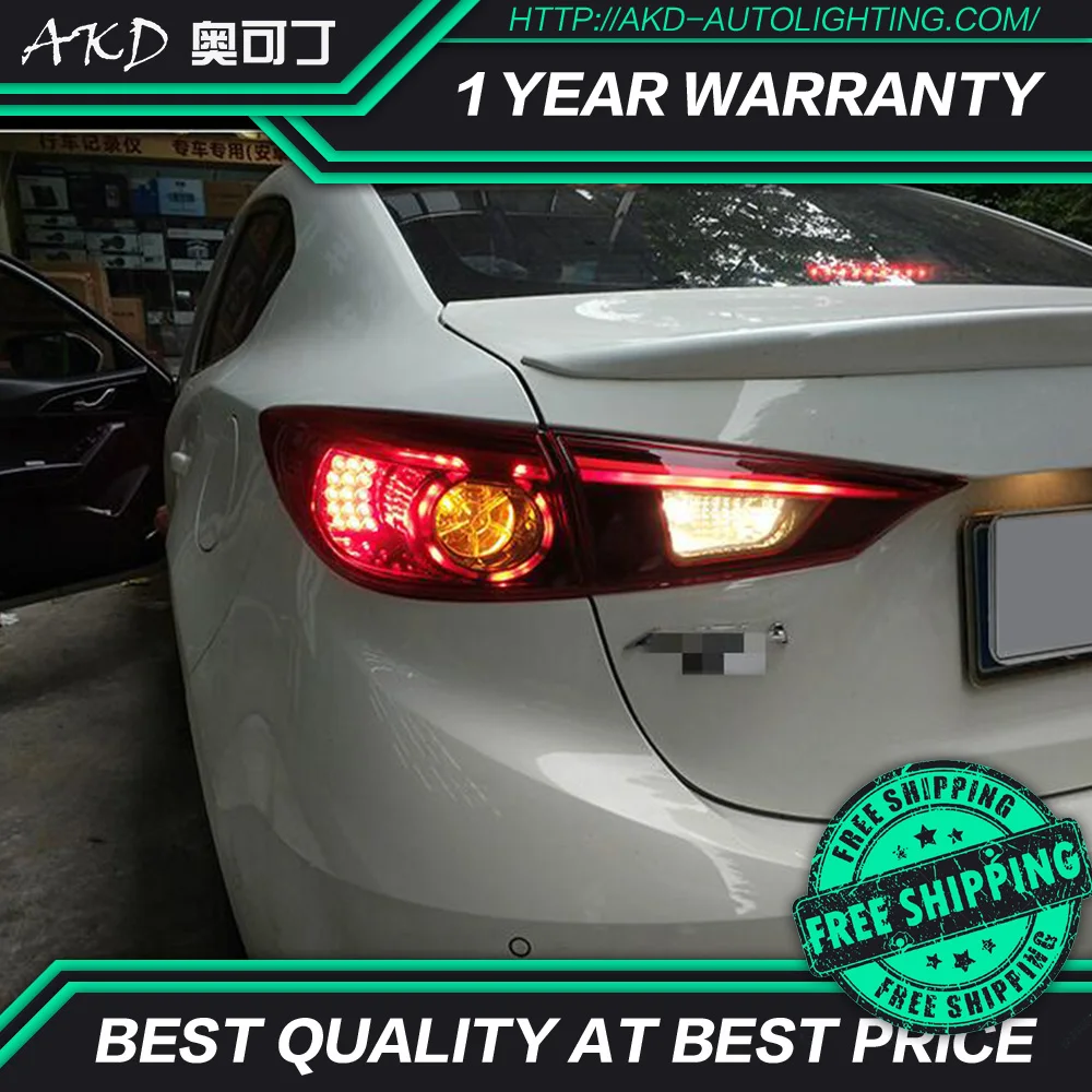 АКД автомобильного тюнинга задних фонарей задние фонари для Mazda 3 Axela Гибридный