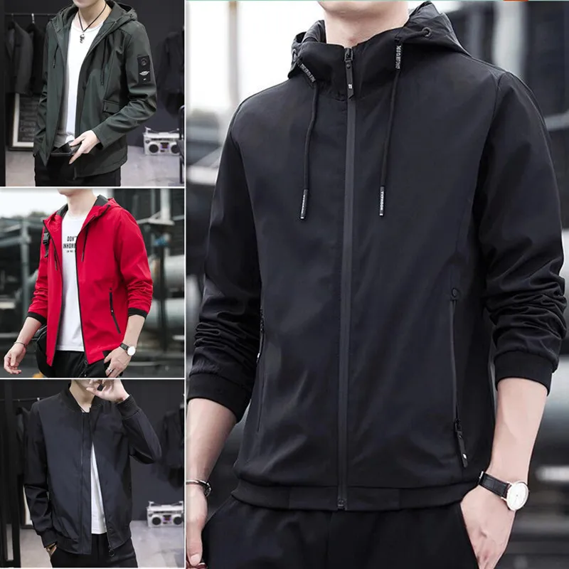 

Men's Bomber Zipper Jacket Winter Male Fleece Warm Coats Casual Streetwear Hip Hop Slim Fit Pilot Jackets Mens Clothing