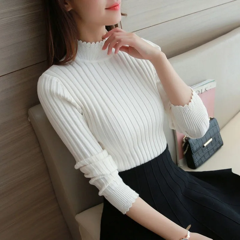 Осенне-зимняя новая нижняя рубашка Женский плотный Повседневный модный