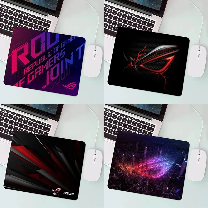 

Computer Mouse Pad ASUS ROG Gaming Accessories Small PC Gamer Mausepad Carpet Desk Mat Keyboard Rubber Decoracion CS GO Mousepad