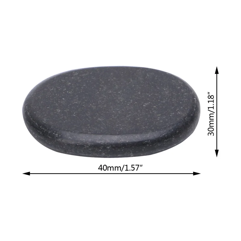 

1Pc Hot Spa Rock Basalt Stone Beauty Stones Massage Lava Natural Stone 50JF