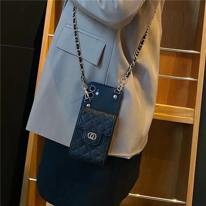 

Coin purse Apple 12promax mobile phone case messenger rope iPhone11 soft xs female xr678p