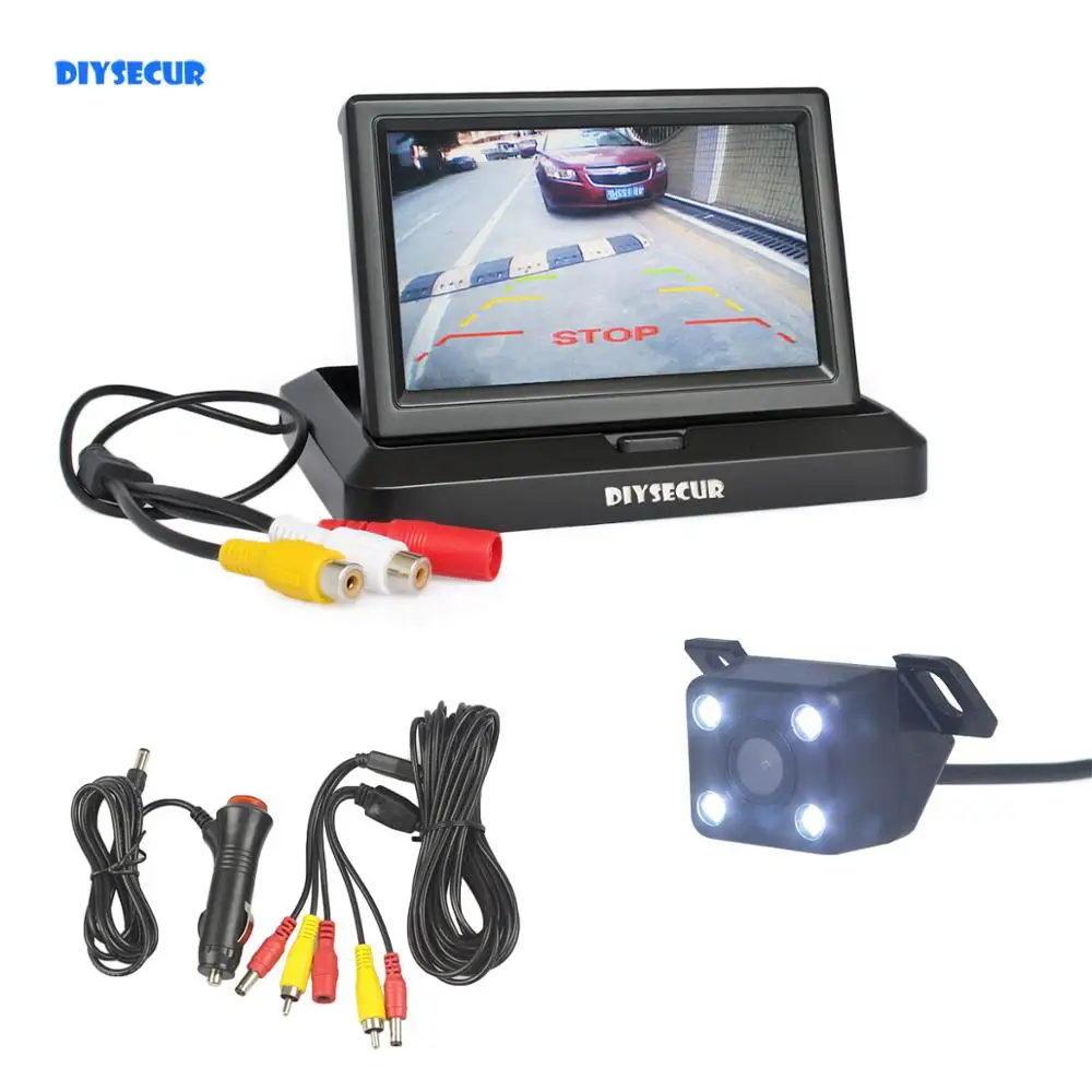 Автомобильная камера заднего вида 5 дюймов ночное видение | Автомобили и