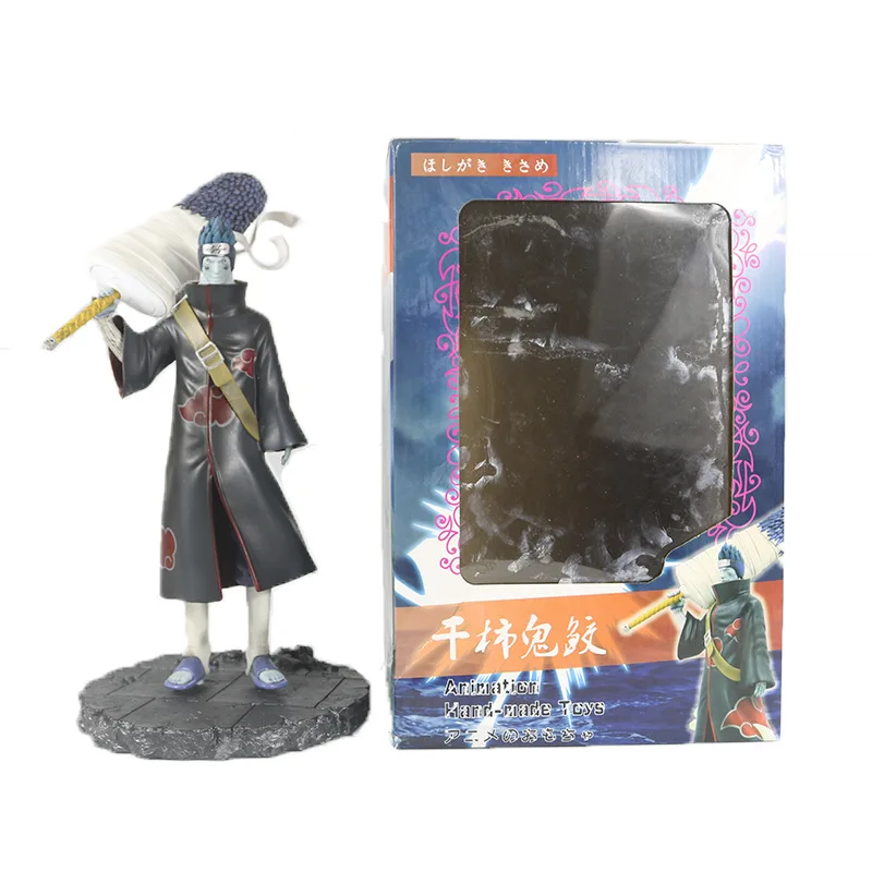 Shippuden GK Akatsuki Hoshigaki Kisame Акула Может парень фигурка кольцо Коллекционная модель