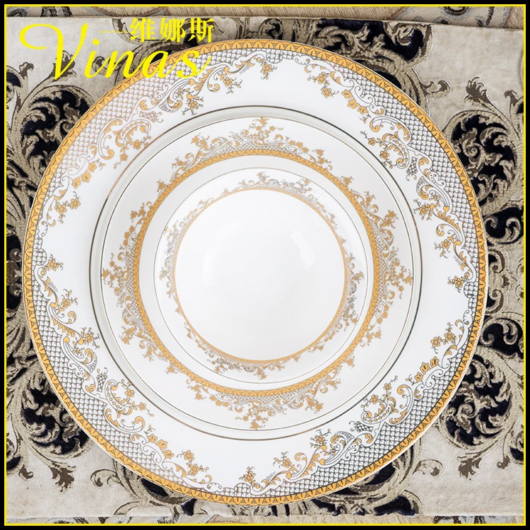 Роскошная Посуда в европейском стиле Пномпень керамическое обеденное блюдо