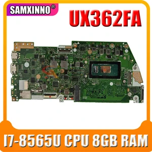 akemy ux362fa original mainboard i7 8565u cpu 8gb ram for asus ux362fa el142t zenbook flip ux362 laptop mainboard motherboard free global shipping