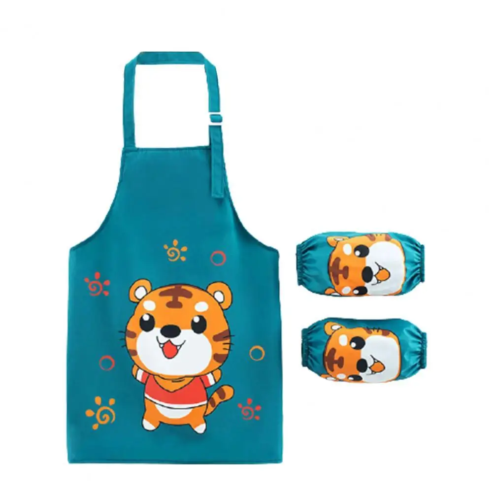 3 шт./компл. Детский фартук мультфильм Charactersr узор Водонепроницаемый дышащий