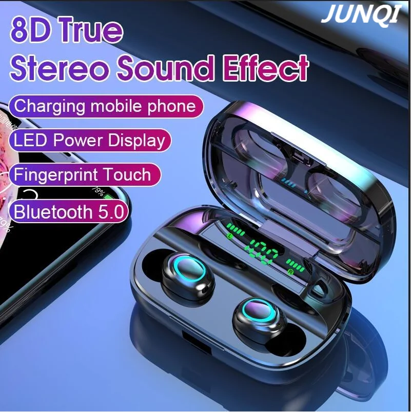 

TWS 5.0 S11Noise Reduction Earphone Wireless Bluetooth Headset Dual Call Power Display Headphone Sports Waterproof Earplugs
