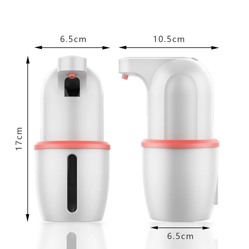 

Konesky Dispenser Kitchen Toilet Wall-Mounted Foaming Soap Dispenser Desktop Hand Machine 275ml Automatic Induction Soap