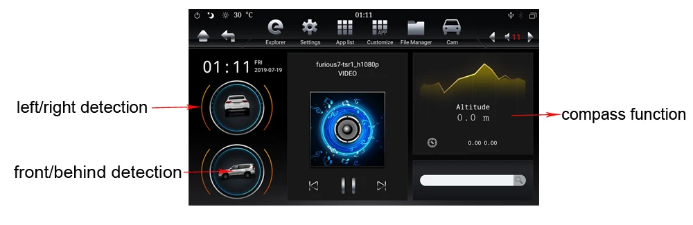 Голосовое управление Tesla стиль PX6 ips 1920*1080 Автомобильный dvd-плеер Android 8,1 4G+ 32G gps РАДИО Wifi Bluetooth 5,0 для универсального 2 Din