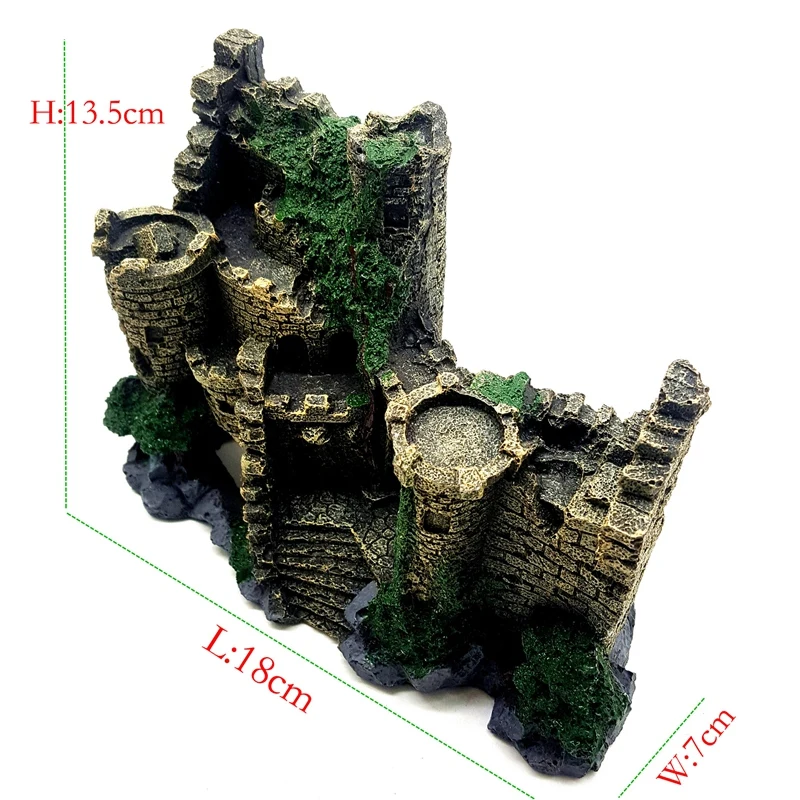 Украшение для аквариума замок украшение большие украшения изделия ручной работы