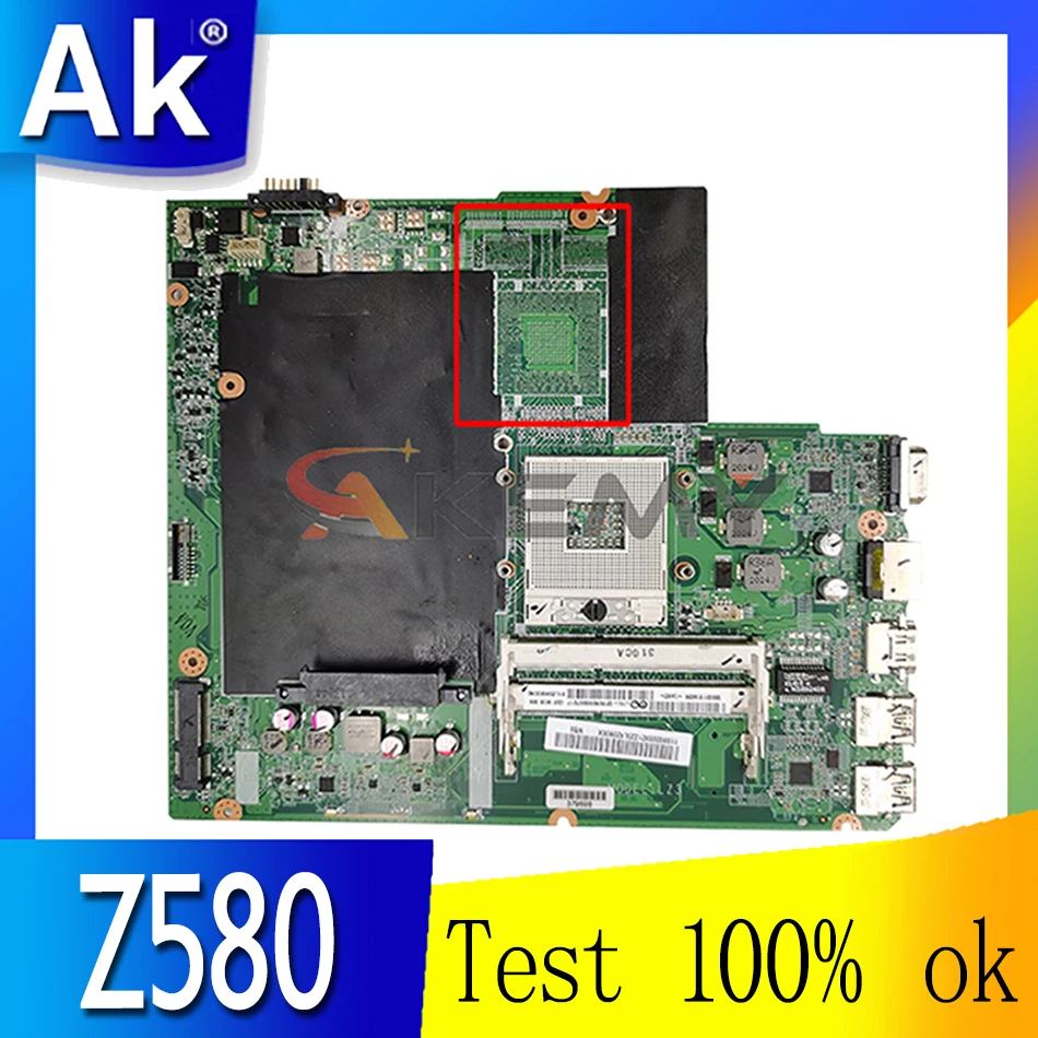 

Материнская плата для ноутбука LENOVO Ideapad Z580 Core HM75, материнская плата DA0LZ3MB6G0 11S90000921ZZ 90000921