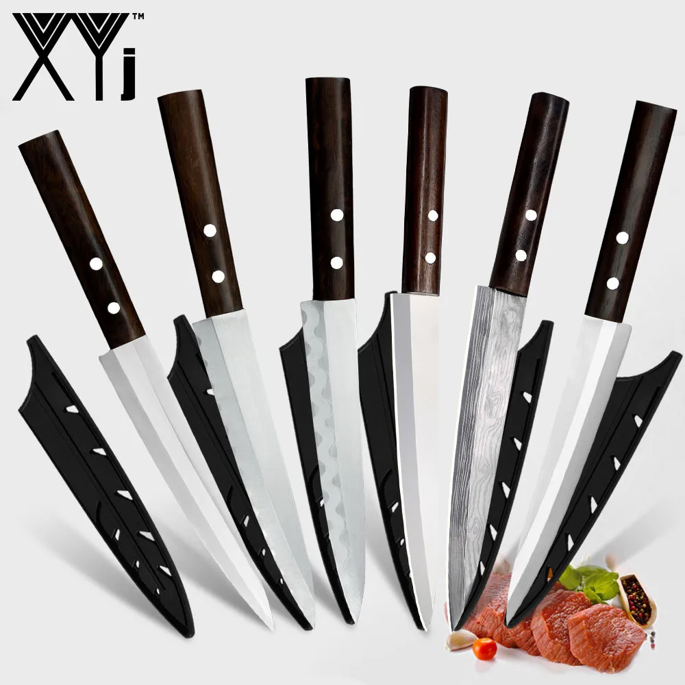 Японские мелкие рыбки XYj филировочный нож сашими лосося суши кухонный из