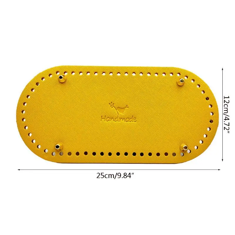 DIY Knitting Crochet Bag Nail Bottom Shaper Pad Insert Cushion Base for Handbag Purse Making
