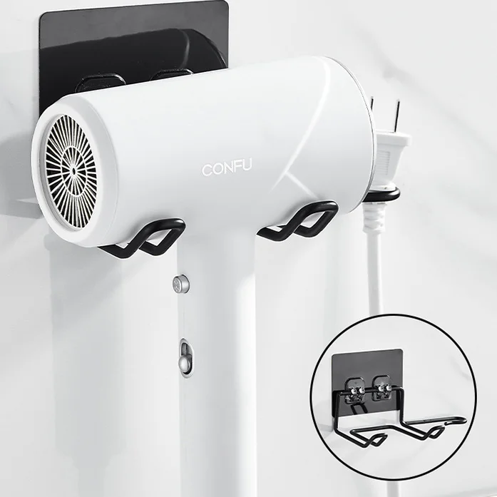 

Wall Mounted Rack Organizer Hair Straightener Dryer Holder Storage Rack For Bathroom Organizer Storage Box Shelf Accessories