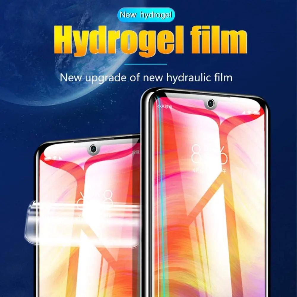 

5Pcs Anti Scratch Front For Xiaomi 9 8 10 Pro Lite 5G Screen Protector On Mi Note 10 Lite 9 8 Se Pro Hydrogel Film Protective