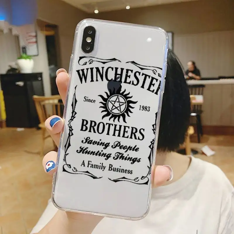 

Supernatural Jared Padalecki tv Phone Case Transparent soft For iphone 5 5s 5c se 6 6s 7 8 11 12 plus mini x xs xr pro max