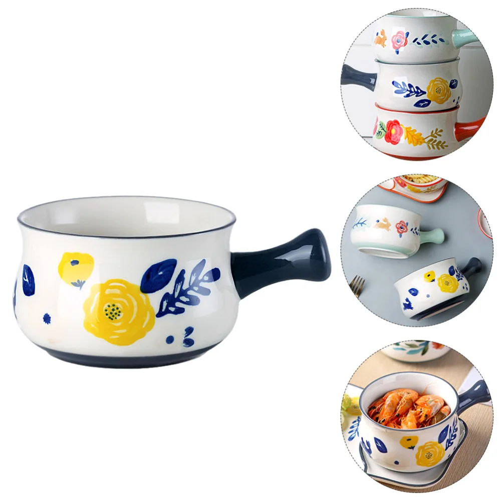 1 шт. керамическая кастрюля для супа Кухня суп завтрака с эффектом домашняя