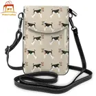 Сумка через плечо из проволоки с лисой терьером, кожаная сумка для путешествий, трендовые женские сумки, Мини Женский кошелек для подростков