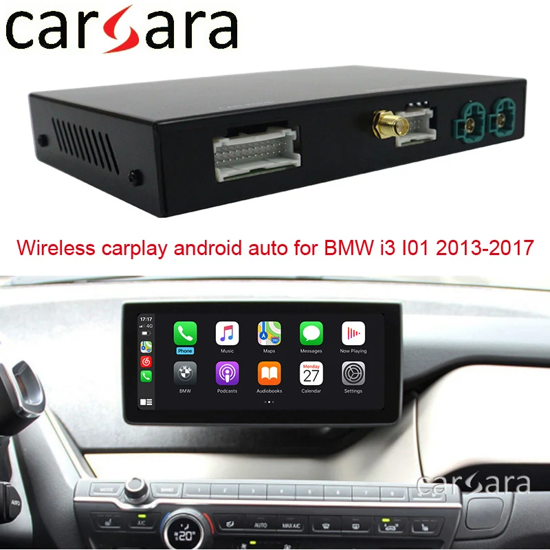 B M W i3 I01 2013-2017 с системой NBT CarPlay модуль беспроводной Android авто радио головное