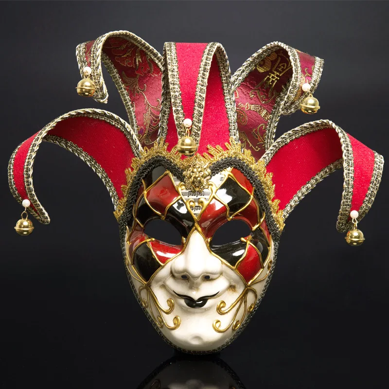 

2021 New Halloween Dance Party Mask Easter Adult Mask European And American Venice High-end Mask Performance Mask